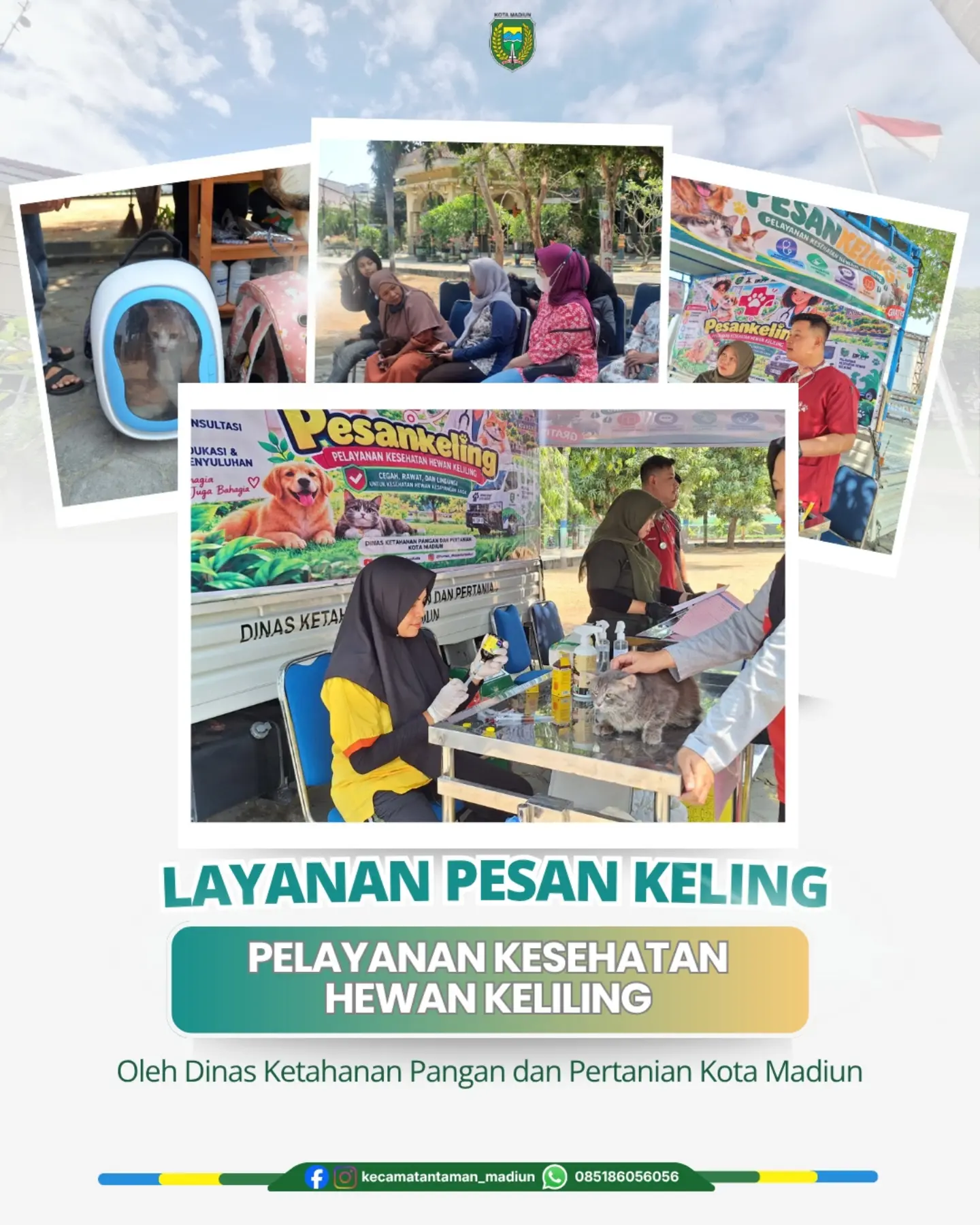 Dalam upaya meningkatkan kesehatan dan kesejahteraan hewan, Dinas Ketahanan Pangan dan Pertanian (DKPP) Kota Madiun meng...